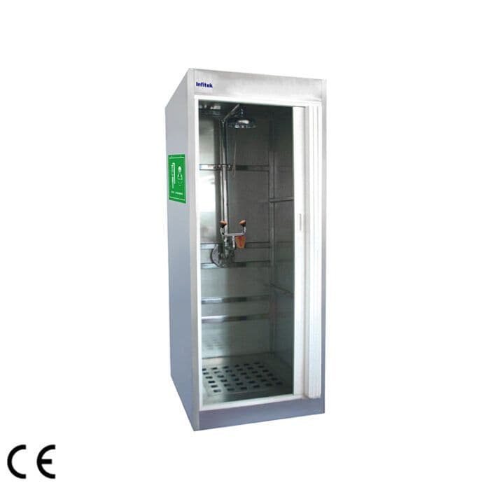 Infitek Emergency Shower & Eye Wash Room Enclosure EEWS-211