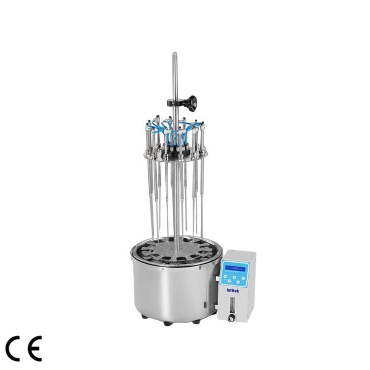 Infitek Water Bath Nitrogen Evaporator 12-Position NEC100-1