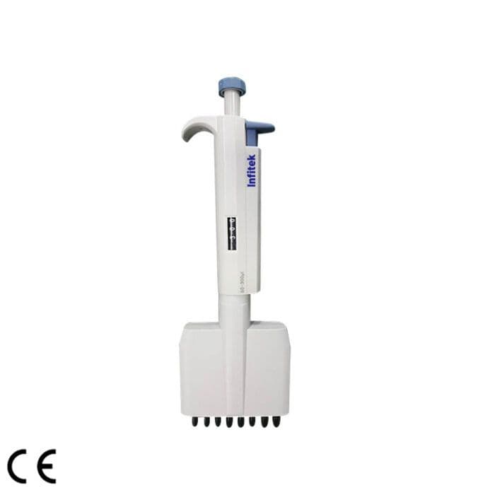 Infitek 8-Channel Adjustable Volume Micropipette PIPE-T8