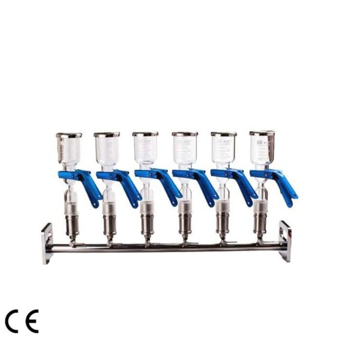 Infitek Glass Funnel Vacuum Filtration Manifolds MFA-G Series