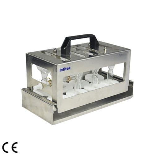 Infitek 8-Port PFA Waste Gas Collection Hood KJD-WGH-E08